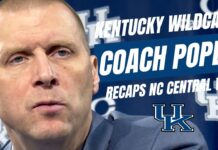 What Mark Pope Said After Kentucky Wildcats Basketball WIN vs NC Central